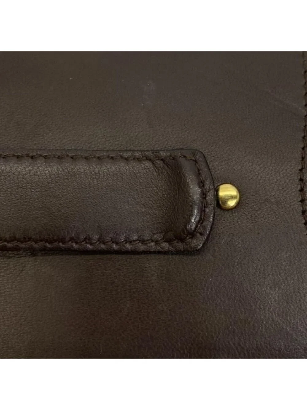 Bottega Veneta Intrecciato Card Case Pass Compact Leather Brown